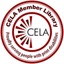Centre for Equitable Library Access Collection (CELA) Logo