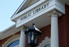MJB public library signage May 2021